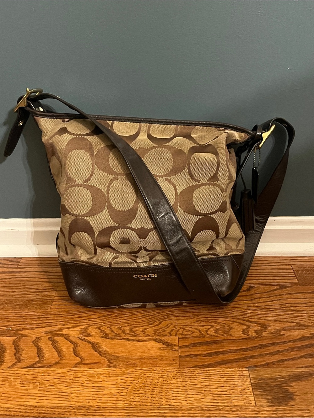 Coach Legacy Signature Hobo Duffle Bag 21149